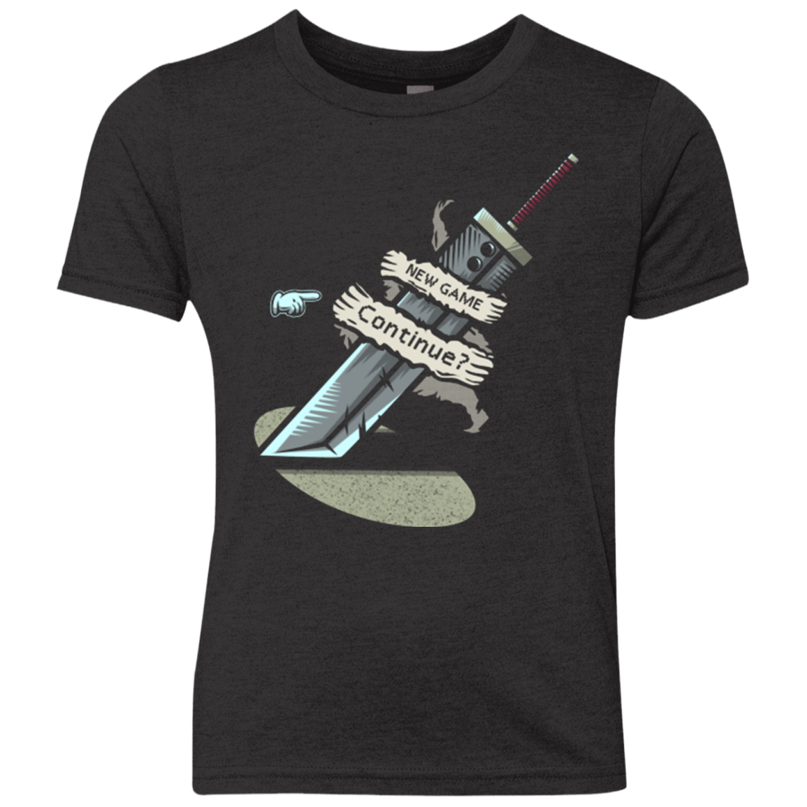 T-Shirts Vintage Black / YXS Continue Youth Triblend T-Shirt