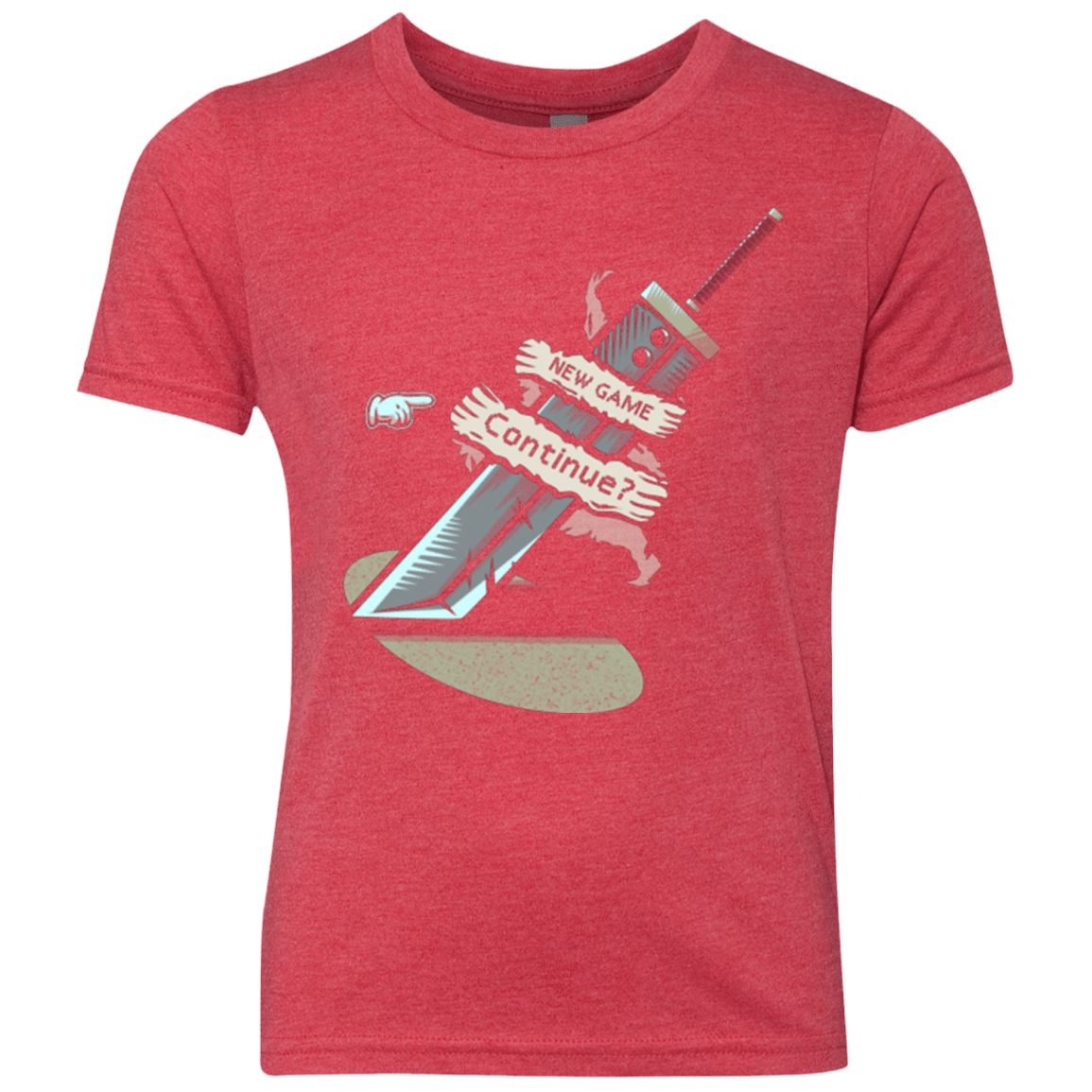 T-Shirts Vintage Red / YXS Continue Youth Triblend T-Shirt
