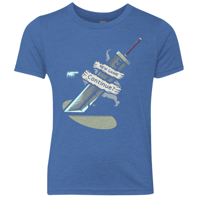 T-Shirts Vintage Royal / YXS Continue Youth Triblend T-Shirt