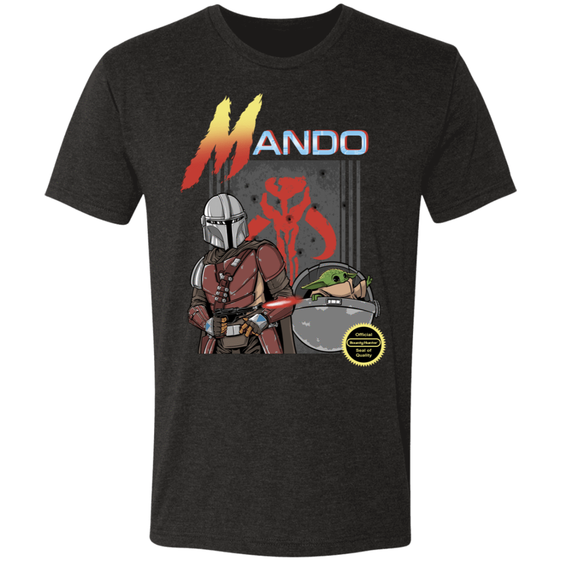 T-Shirts Vintage Black / S Contra Mando Men's Triblend T-Shirt