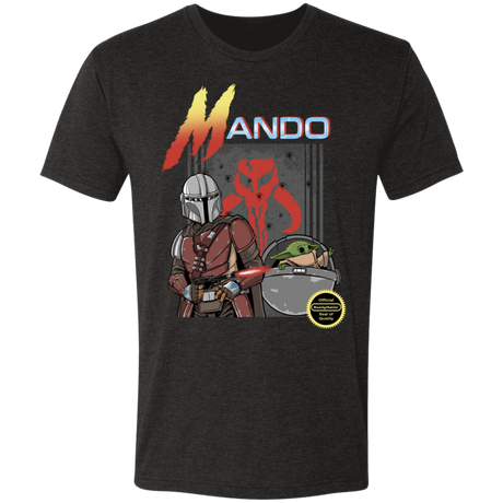 T-Shirts Vintage Black / S Contra Mando Men's Triblend T-Shirt