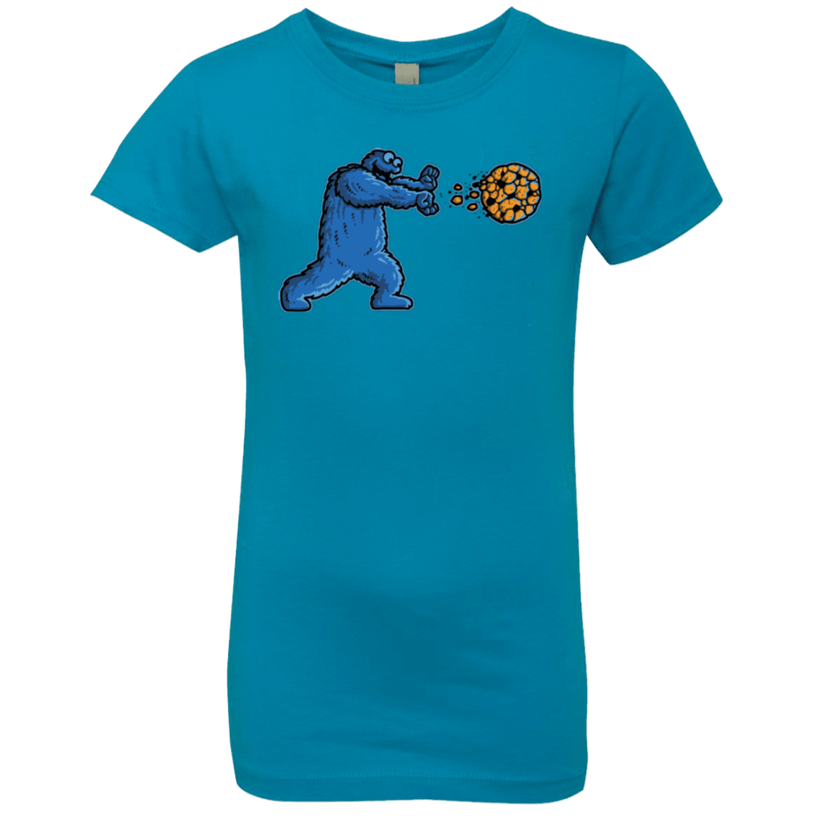 T-Shirts Turquoise / YXS COOKIE DOUKEN Girls Premium T-Shirt
