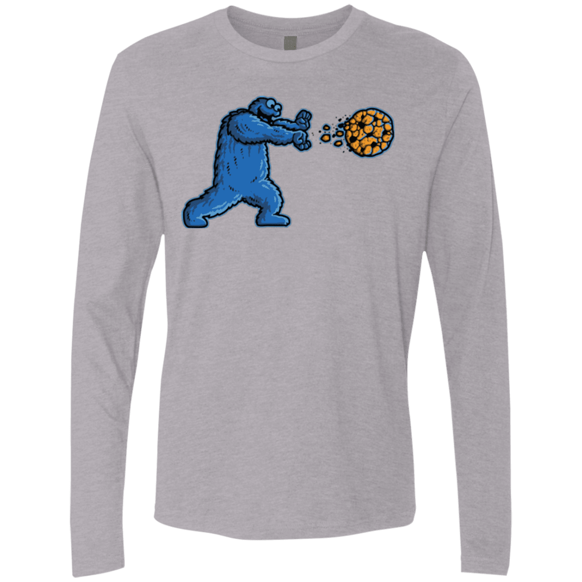 T-Shirts Heather Grey / Small COOKIE DOUKEN Men's Premium Long Sleeve