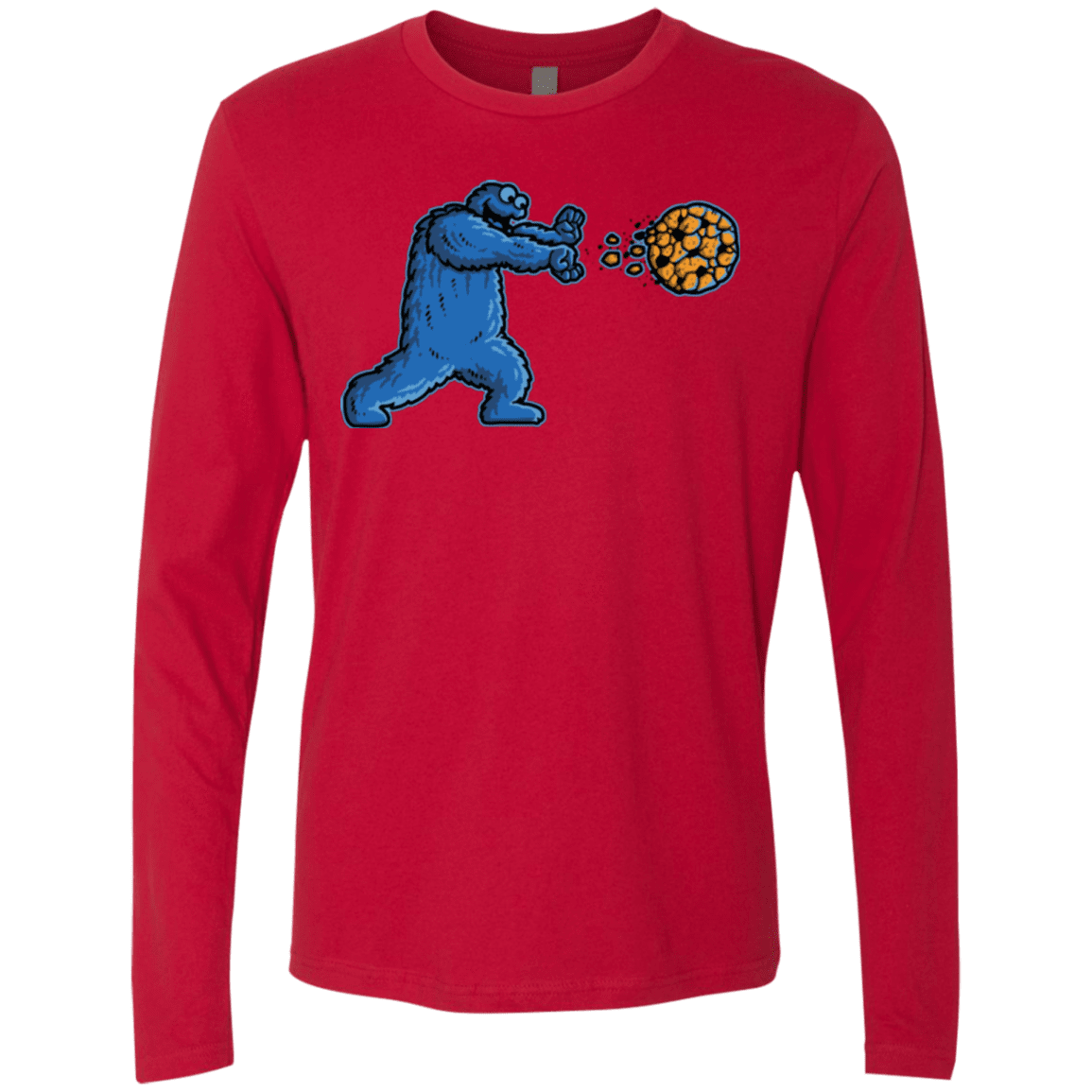 T-Shirts Red / Small COOKIE DOUKEN Men's Premium Long Sleeve