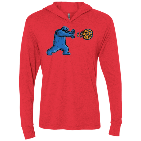 T-Shirts Vintage Red / X-Small COOKIE DOUKEN Triblend Long Sleeve Hoodie Tee