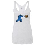 T-Shirts Heather White / X-Small COOKIE DOUKEN Women's Triblend Racerback Tank