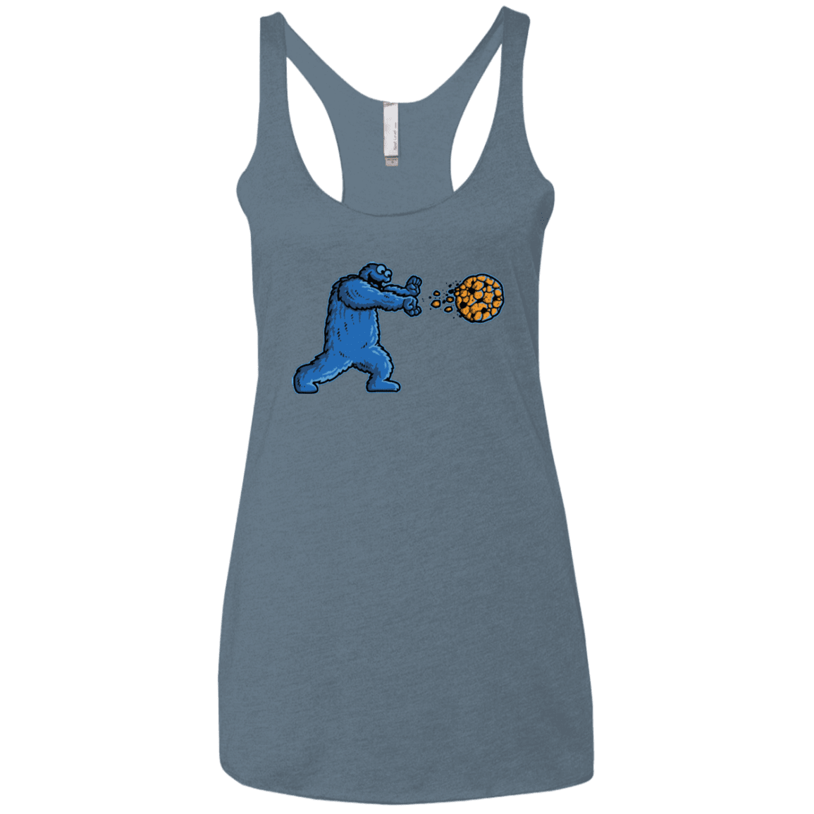 T-Shirts Indigo / X-Small COOKIE DOUKEN Women's Triblend Racerback Tank