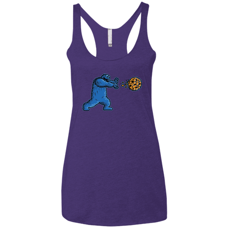 T-Shirts Purple / X-Small COOKIE DOUKEN Women's Triblend Racerback Tank