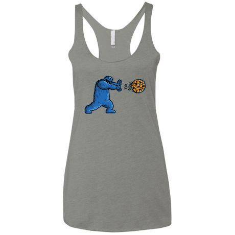 T-Shirts Venetian Grey / X-Small COOKIE DOUKEN Women's Triblend Racerback Tank