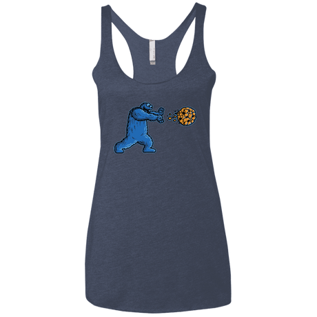T-Shirts Vintage Navy / X-Small COOKIE DOUKEN Women's Triblend Racerback Tank