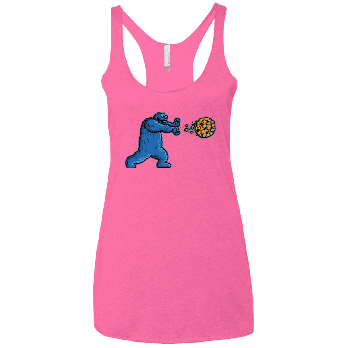 T-Shirts Vintage Pink / X-Small COOKIE DOUKEN Women's Triblend Racerback Tank