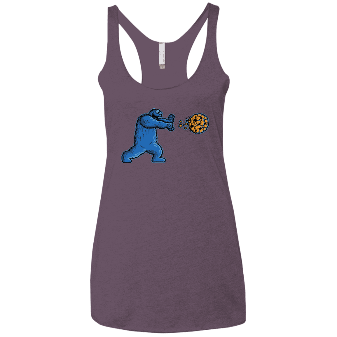 T-Shirts Vintage Purple / X-Small COOKIE DOUKEN Women's Triblend Racerback Tank