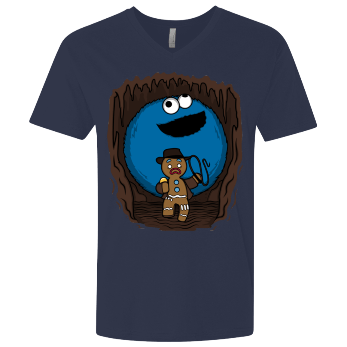 T-Shirts Midnight Navy / X-Small Cookie Jones Men's Premium V-Neck