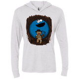 T-Shirts Heather White / X-Small Cookie Jones Triblend Long Sleeve Hoodie Tee