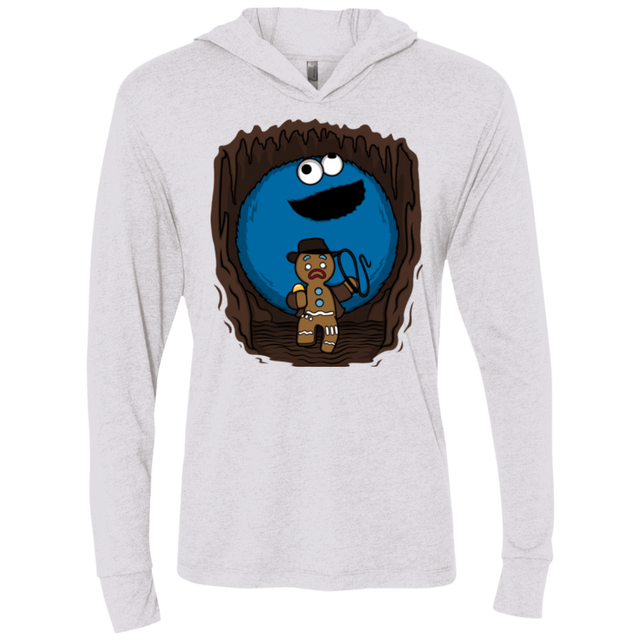 T-Shirts Heather White / X-Small Cookie Jones Triblend Long Sleeve Hoodie Tee