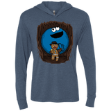 T-Shirts Indigo / X-Small Cookie Jones Triblend Long Sleeve Hoodie Tee