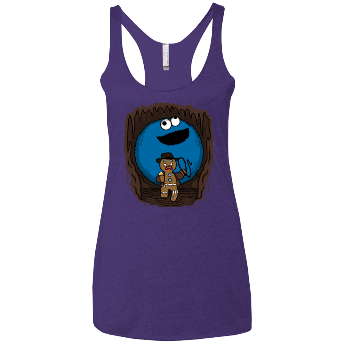 T-Shirts Purple Rush / X-Small Cookie Jones Women's Triblend Racerback Tank