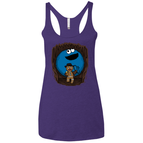 T-Shirts Purple Rush / X-Small Cookie Jones Women's Triblend Racerback Tank