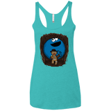 T-Shirts Tahiti Blue / X-Small Cookie Jones Women's Triblend Racerback Tank