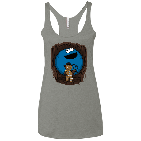 T-Shirts Venetian Grey / X-Small Cookie Jones Women's Triblend Racerback Tank