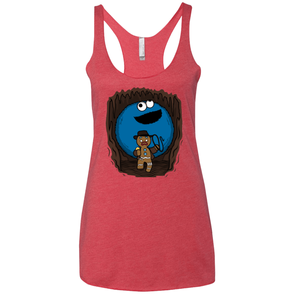 T-Shirts Vintage Red / X-Small Cookie Jones Women's Triblend Racerback Tank