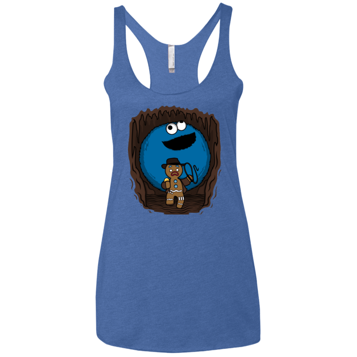 T-Shirts Vintage Royal / X-Small Cookie Jones Women's Triblend Racerback Tank