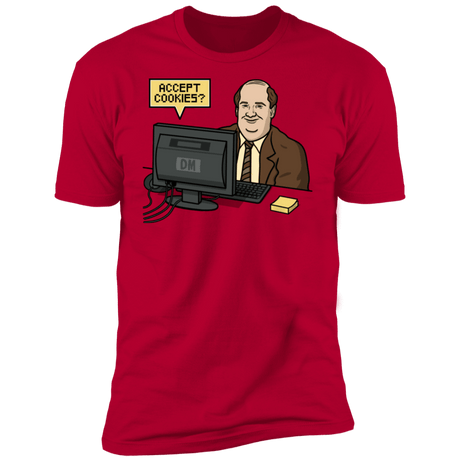 T-Shirts Red / S Cookies Acceptor Men's Premium T-Shirt