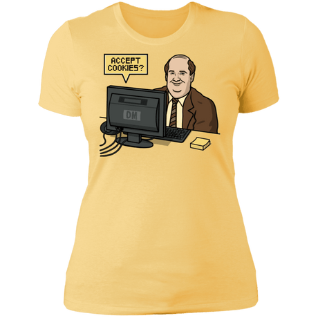 T-Shirts Banana Cream/ / S Cookies Acceptor Women's Premium T-Shirt