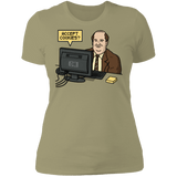 T-Shirts Light Olive / S Cookies Acceptor Women's Premium T-Shirt