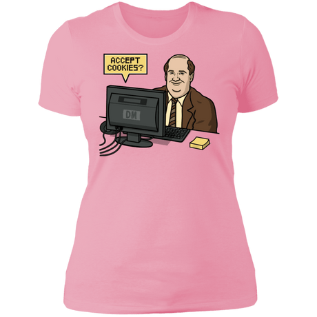 T-Shirts Light Pink / S Cookies Acceptor Women's Premium T-Shirt