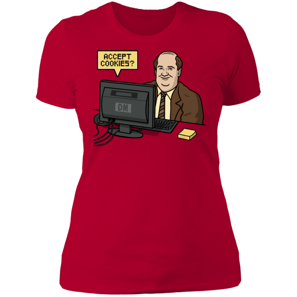 T-Shirts Red / S Cookies Acceptor Women's Premium T-Shirt