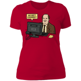 T-Shirts Red / S Cookies Acceptor Women's Premium T-Shirt