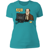 T-Shirts Tahiti Blue / S Cookies Acceptor Women's Premium T-Shirt