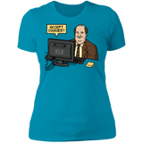 T-Shirts Turquoise / S Cookies Acceptor Women's Premium T-Shirt