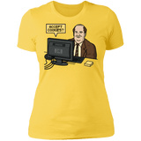 T-Shirts Vibrant Yellow / S Cookies Acceptor Women's Premium T-Shirt