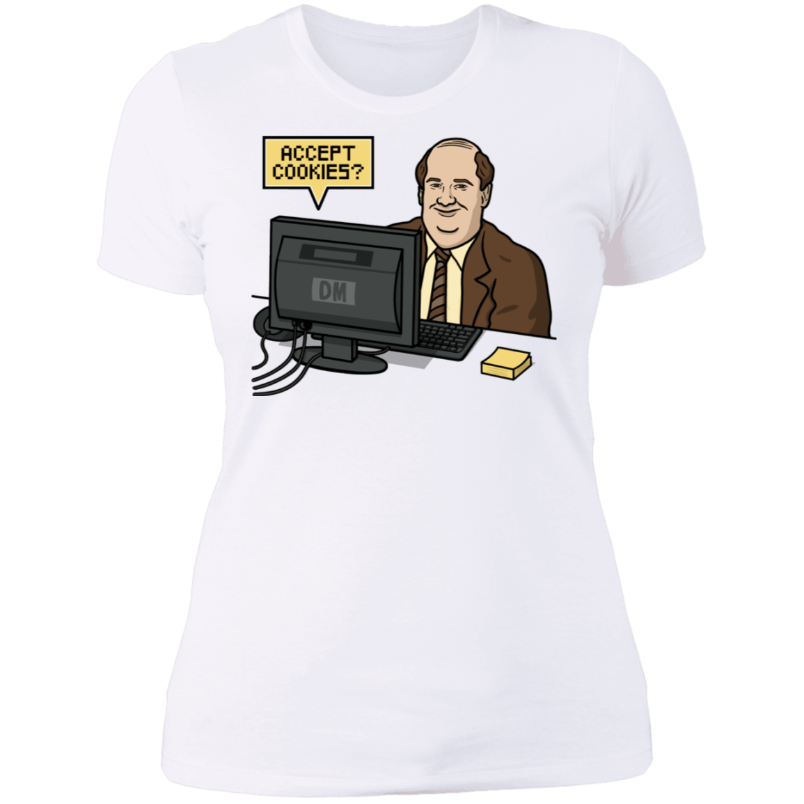 T-Shirts White / S Cookies Acceptor Women's Premium T-Shirt