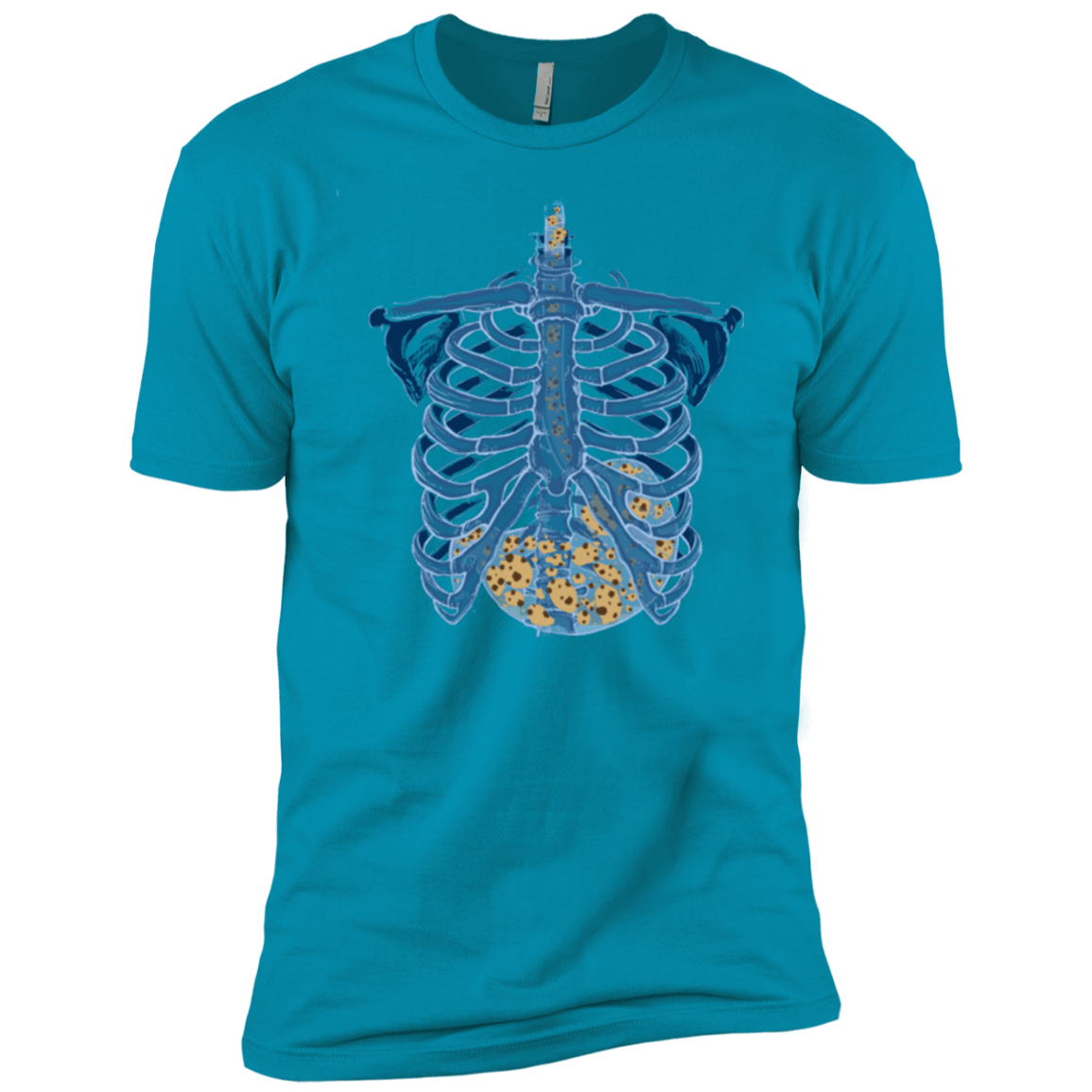 T-Shirts Turquoise / YXS Cookies all over Boys Premium T-Shirt