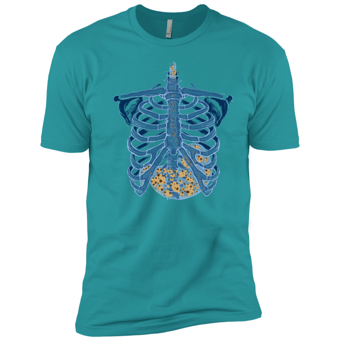 T-Shirts Tahiti Blue / X-Small Cookies all over Men's Premium T-Shirt