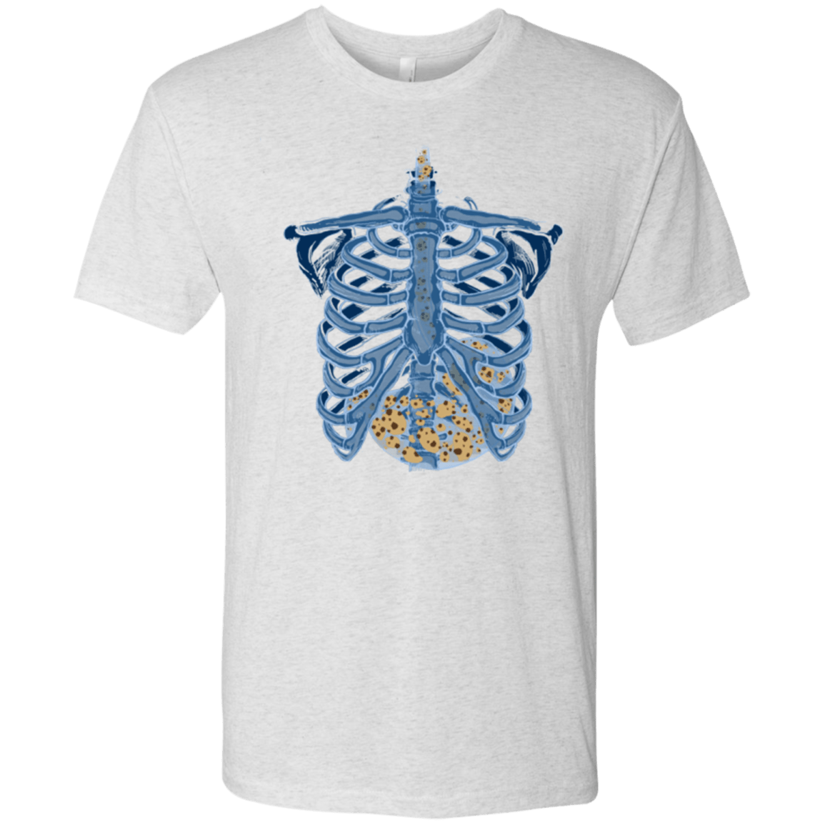 T-Shirts Heather White / Small Cookies all over Men's Triblend T-Shirt