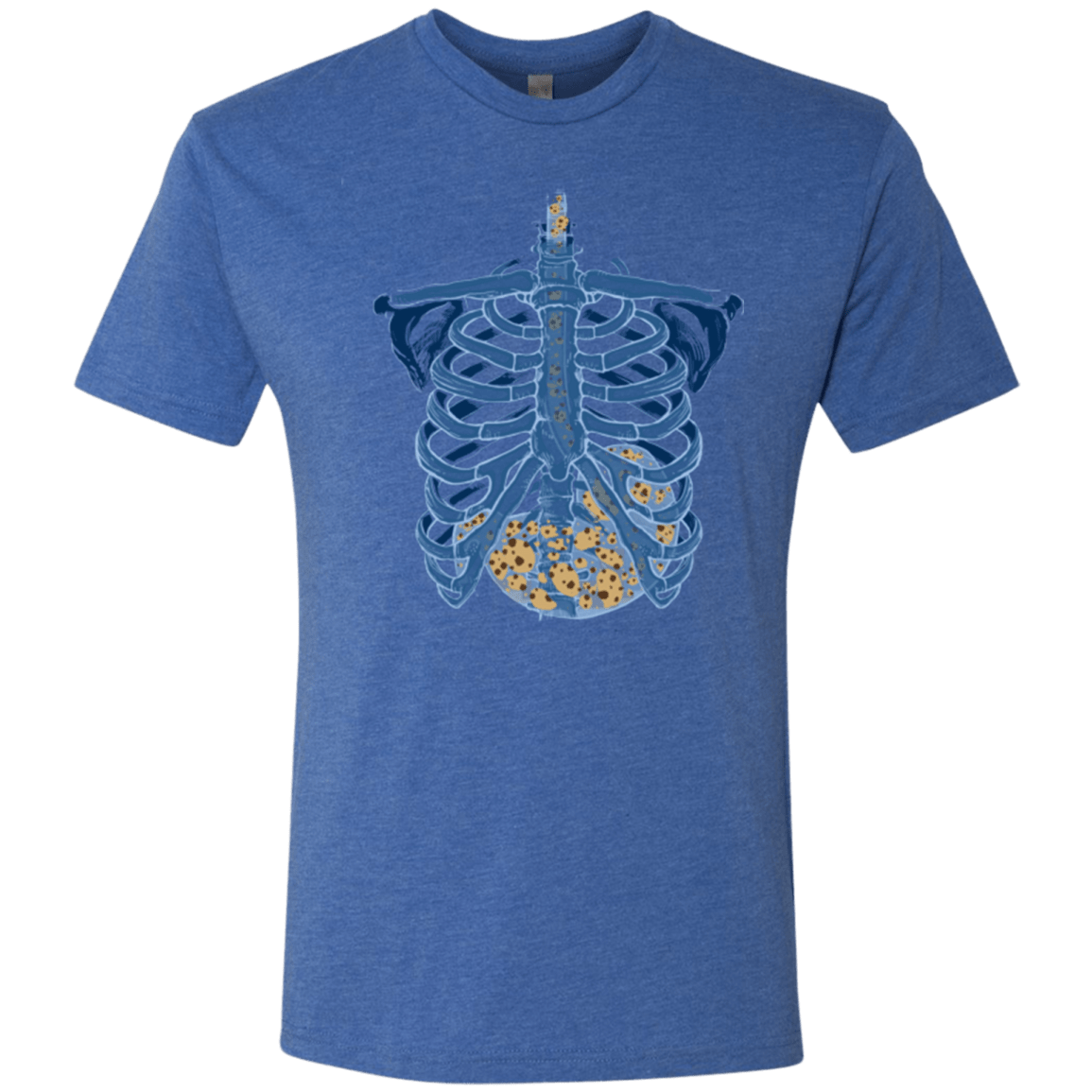 T-Shirts Vintage Royal / Small Cookies all over Men's Triblend T-Shirt