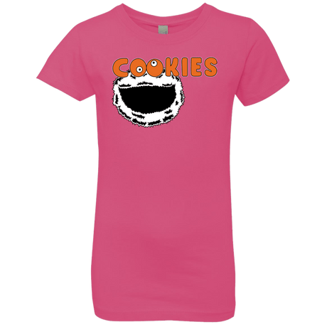 T-Shirts Hot Pink / YXS Cookies! Girls Premium T-Shirt