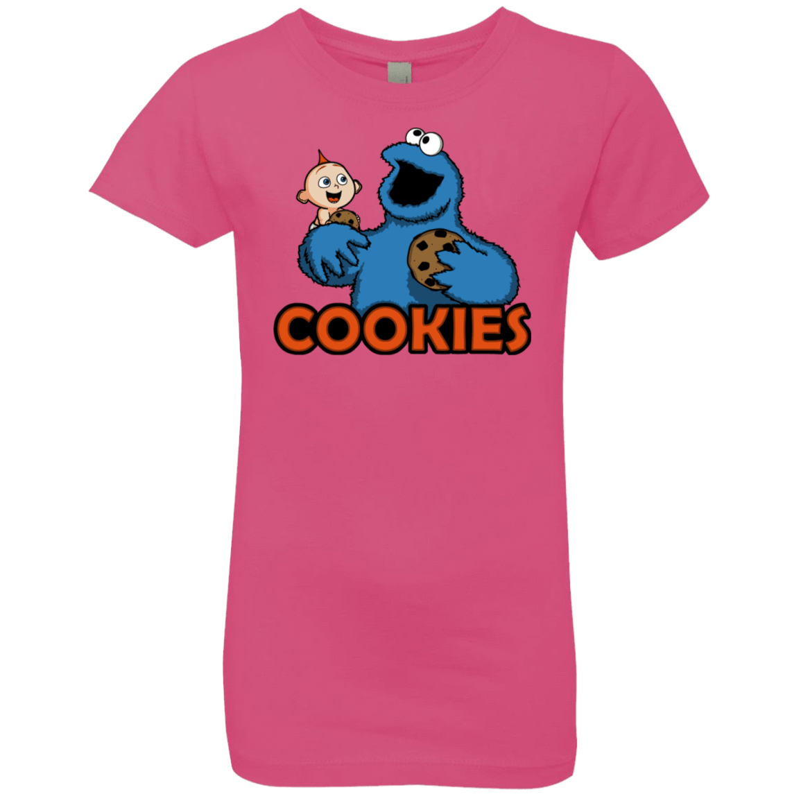 T-Shirts Hot Pink / YXS Cookies Girls Premium T-Shirt