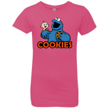 T-Shirts Hot Pink / YXS Cookies Girls Premium T-Shirt