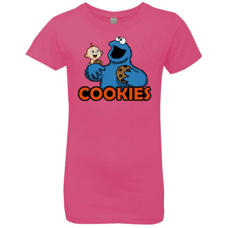 T-Shirts Hot Pink / YXS Cookies Girls Premium T-Shirt
