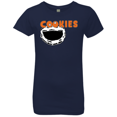 T-Shirts Midnight Navy / YXS Cookies! Girls Premium T-Shirt