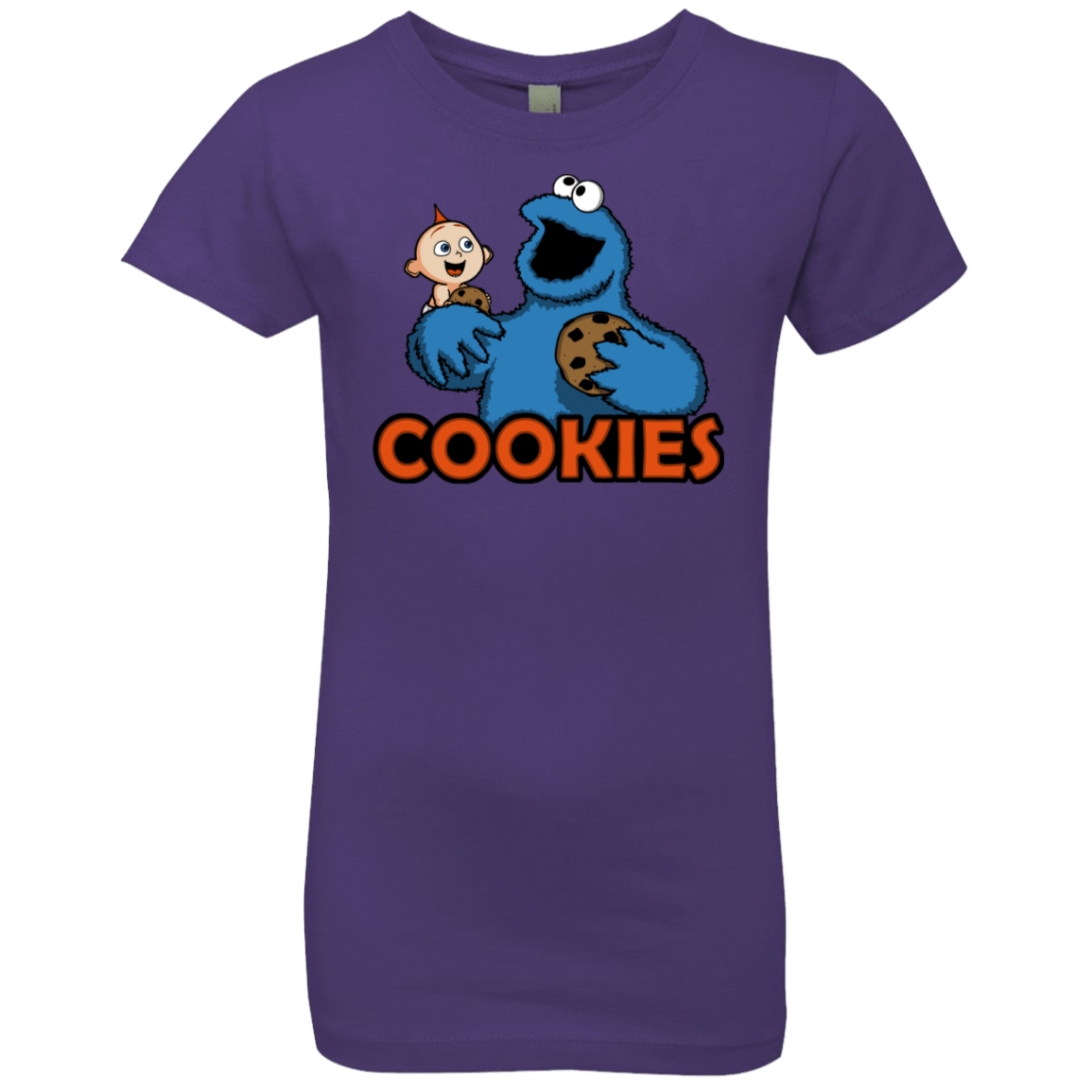 T-Shirts Purple Rush / YXS Cookies Girls Premium T-Shirt
