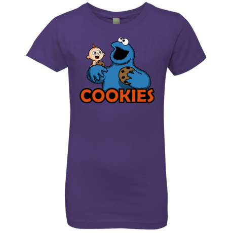 T-Shirts Purple Rush / YXS Cookies Girls Premium T-Shirt