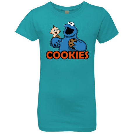T-Shirts Tahiti Blue / YXS Cookies Girls Premium T-Shirt