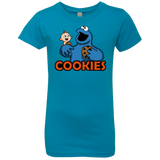 T-Shirts Turquoise / YXS Cookies Girls Premium T-Shirt