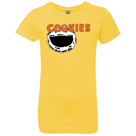 T-Shirts Vibrant Yellow / YXS Cookies! Girls Premium T-Shirt